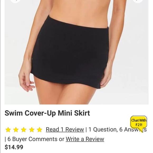 Forever 21 Cover Up Skirt - Picture 5 of 7